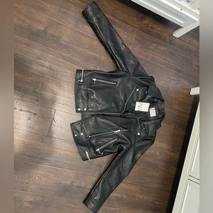 Zara leather jacket
